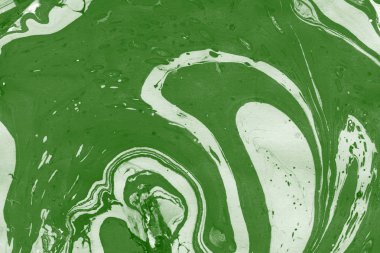 Yeşil mermer arka plan boya ile doku sıçramalarına