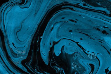 boya ile mavi mermer arka plan doku sıçramalarına