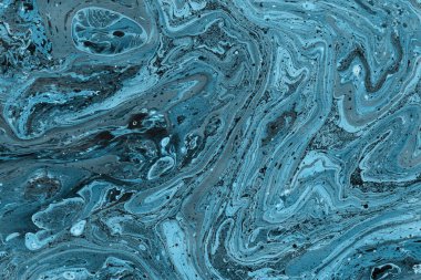 boya ile mavi mermer arka plan doku sıçramalarına