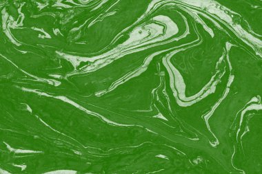 Yeşil mermer arka plan boya ile doku sıçramalarına