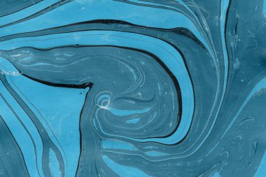 boya ile mavi mermer arka plan doku sıçramalarına