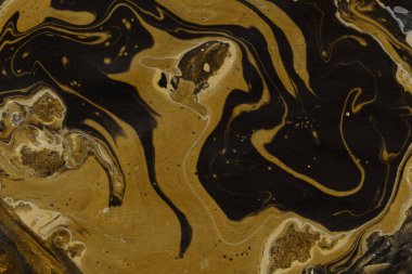 boya ile altın mermer arka plan doku sıçramalarına