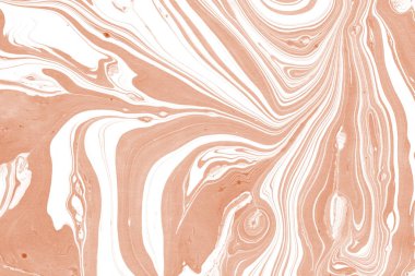 Turuncu mermer arka plan boya ile doku sıçramalarına