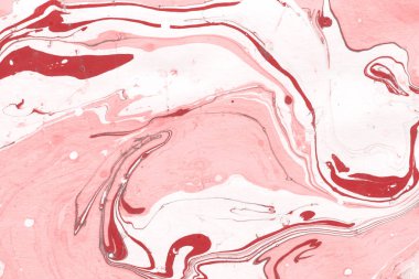 Boya desenli kırmızı mermer arkaplan