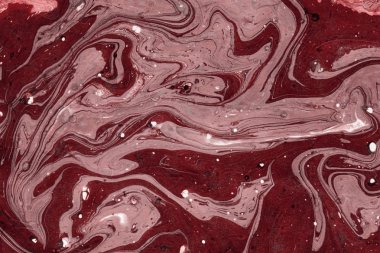 Boya desenli kırmızı mermer arkaplan