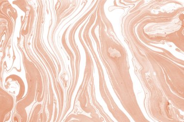 Turuncu mermer arka plan boya ile doku sıçramalarına