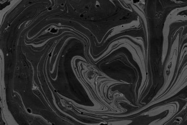 Siyah mermer arka plan boya ile doku sıçramalarına