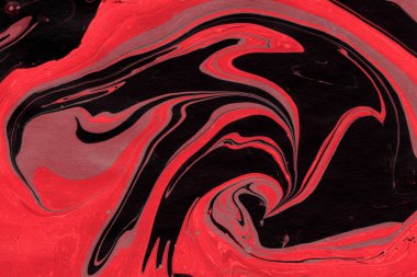 Boya desenli kırmızı mermer arkaplan