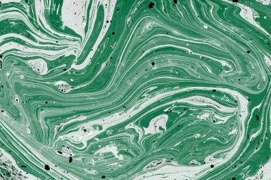 Yeşil mermer arka plan boya ile doku sıçramalarına