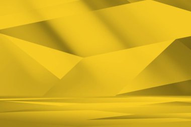 Sarı ürün vitrin, Spot arka plan. Düzen, sunum