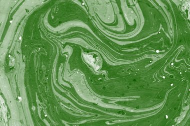Yeşil mermer arka plan boya ile doku sıçramalarına
