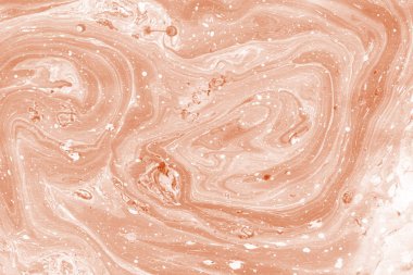 Turuncu mermer arka plan boya ile doku sıçramalarına