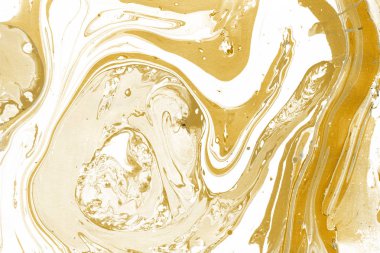 boya ile altın mermer arka plan doku sıçramalarına