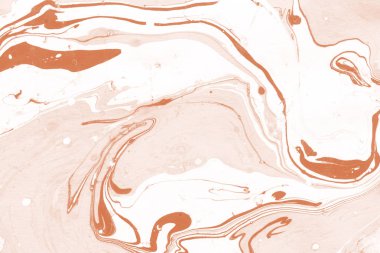 Turuncu mermer arka plan boya ile doku sıçramalarına