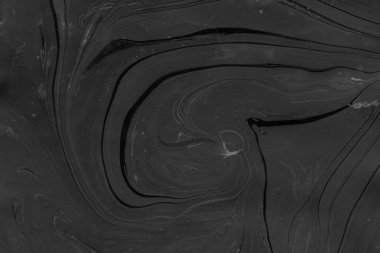 Siyah mermer arka plan boya ile doku sıçramalarına