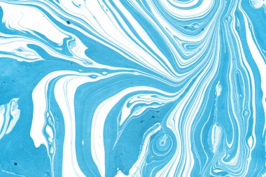 boya ile mavi mermer arka plan doku sıçramalarına