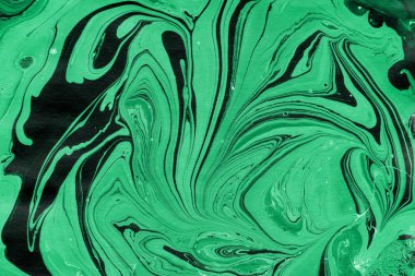 Yeşil mermer arka plan boya ile doku sıçramalarına