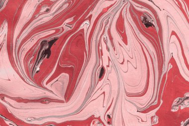Boya desenli kırmızı mermer arkaplan