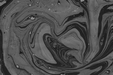 Siyah mermer arka plan boya ile doku sıçramalarına