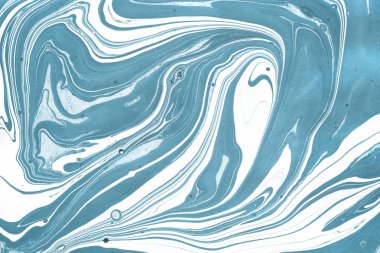 boya ile mavi mermer arka plan doku sıçramalarına