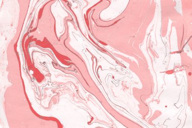 Boya desenli kırmızı mermer arkaplan