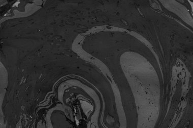 Siyah mermer arka plan boya ile doku sıçramalarına