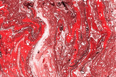 Boya desenli kırmızı mermer arkaplan