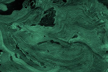 Yeşil mermer arka plan boya ile doku sıçramalarına