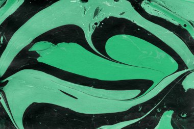 Yeşil mermer arka plan boya ile doku sıçramalarına