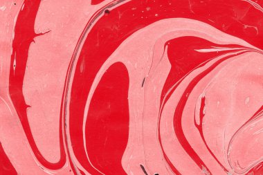 Boya desenli kırmızı mermer arkaplan