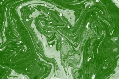 Yeşil mermer arka plan boya ile doku sıçramalarına