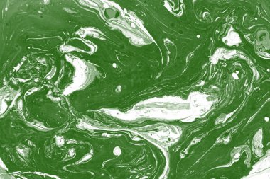 Yeşil mermer arka plan boya ile doku sıçramalarına