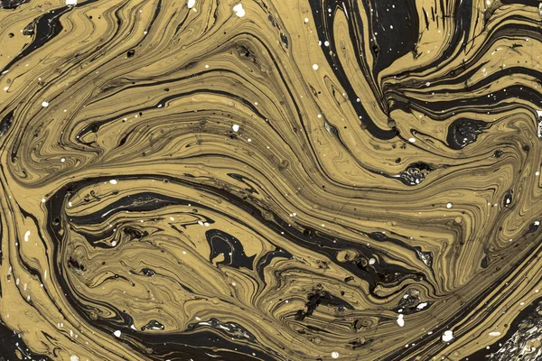 golden Marble background with paint splashes texture