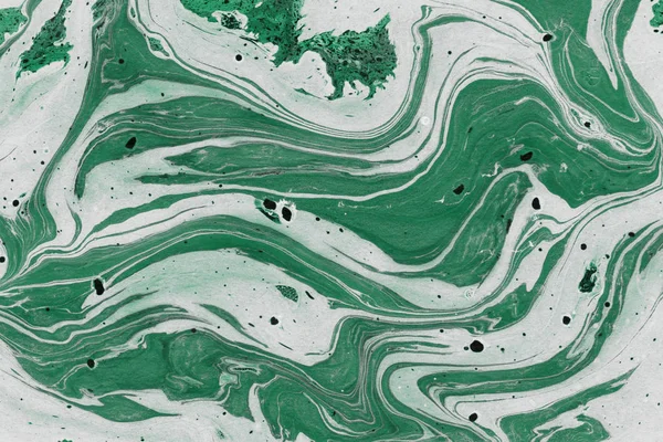 green Marble background with paint splashes texture