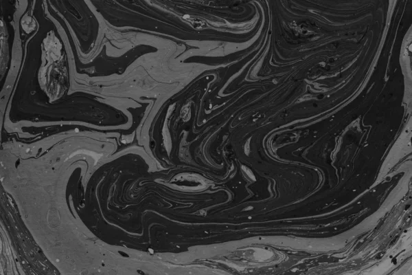 black Marble background with paint splashes texture