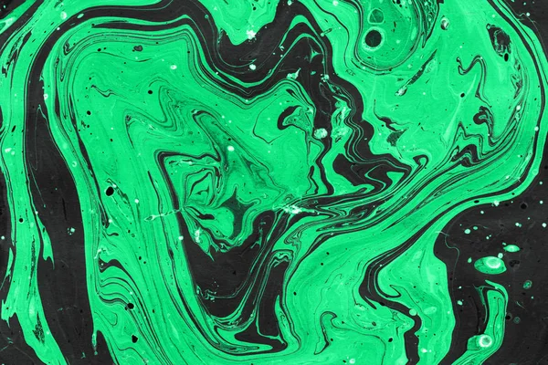 green Marble background with paint splashes texture