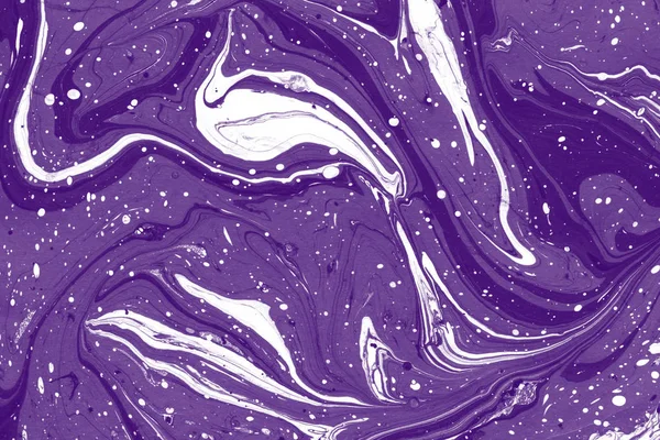 Paars Marmeren Achtergrond Met Verf Spatten Textuur — Stockfoto