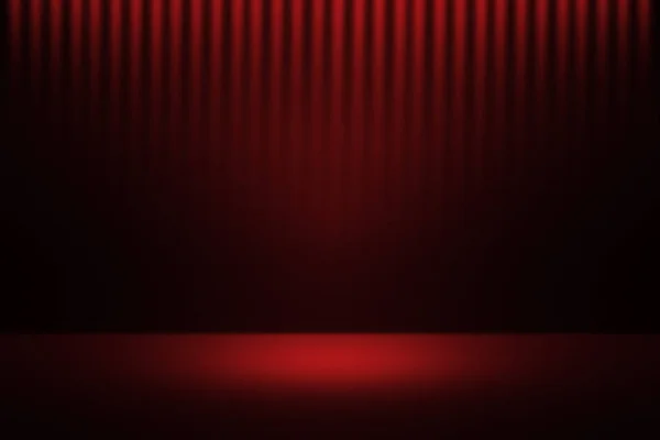 Rødt Produkt Utstillingsvindu Bakgrunn Lys Utforming Presentasjon – stockfoto