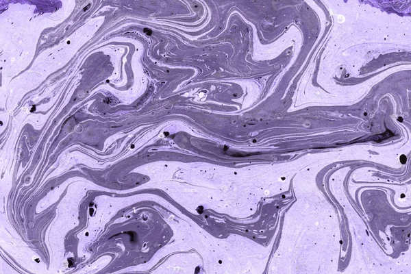 紫の大理石の背景と塗料のスプラッシュテクスチャ — ストック写真