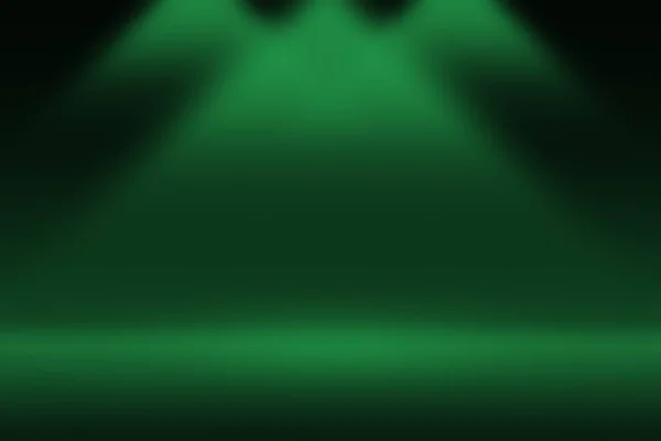 Mostra Verde Produto Fundo Holofote Layout Apresentação — Fotografia de Stock