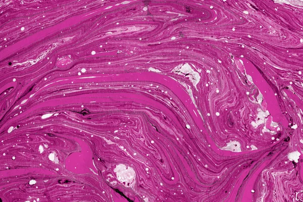 Fundo Mármore Rosa Com Pintura Espirra Textura — Fotografia de Stock