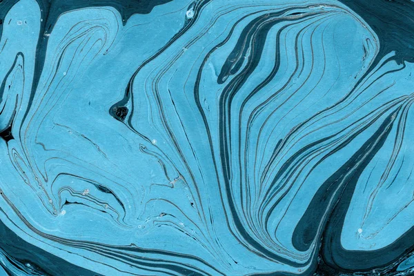 Μπλε Φόντο Μάρμαρα Χρώμα Πιτσιλιές Υφή — Φωτογραφία Αρχείου