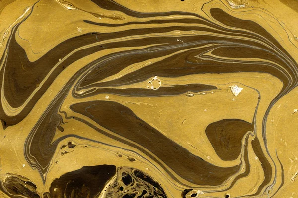 golden Marble background with paint splashes texture