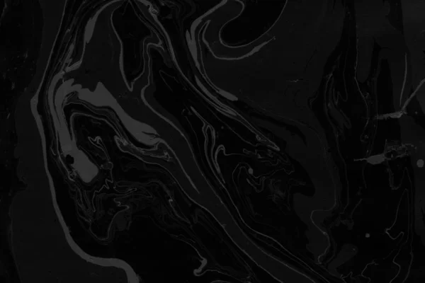 black Marble background with paint splashes texture