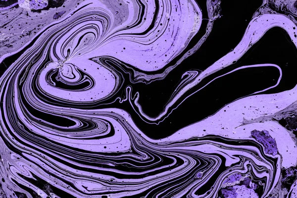 Purple Marble Background Paint Splashes Texture — Stock Photo, Image