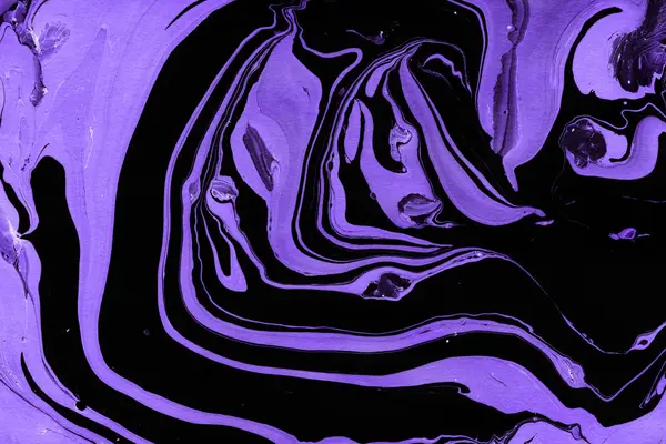 紫の大理石の背景と塗料のスプラッシュテクスチャ — ストック写真