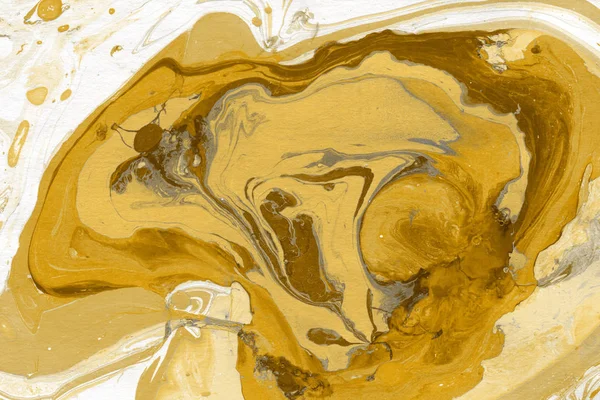 golden Marble background with paint splashes texture