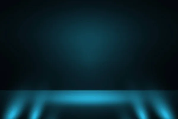 Kék Dobozos Termék Kirakat Reflektorfénybe Háttér — Stock Fotó