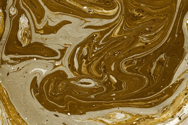 Gouden Marmer Achtergrond Met Verf Spatten Textuur — Stockfoto