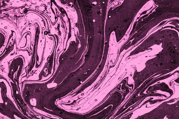 Pink Marble Background Paint Splashes Texture — Stock Photo, Image